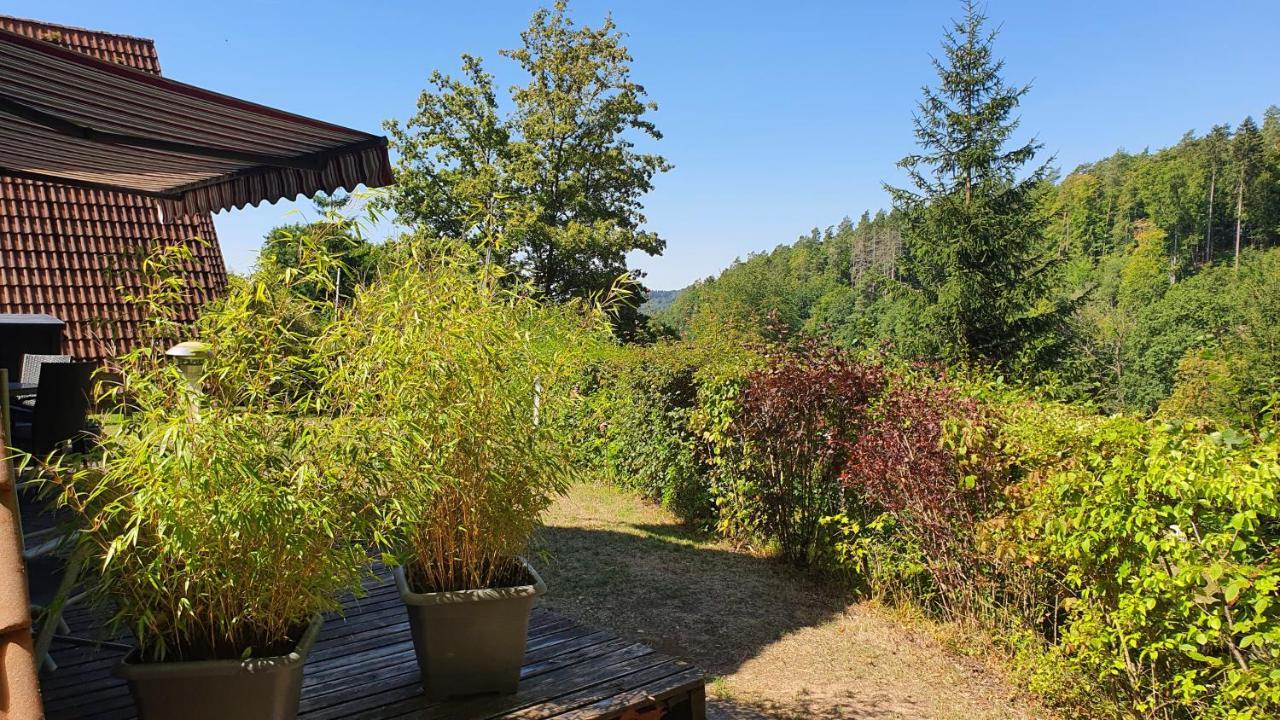 Ferienhaus Am Wald Ronshausen エクステリア 写真