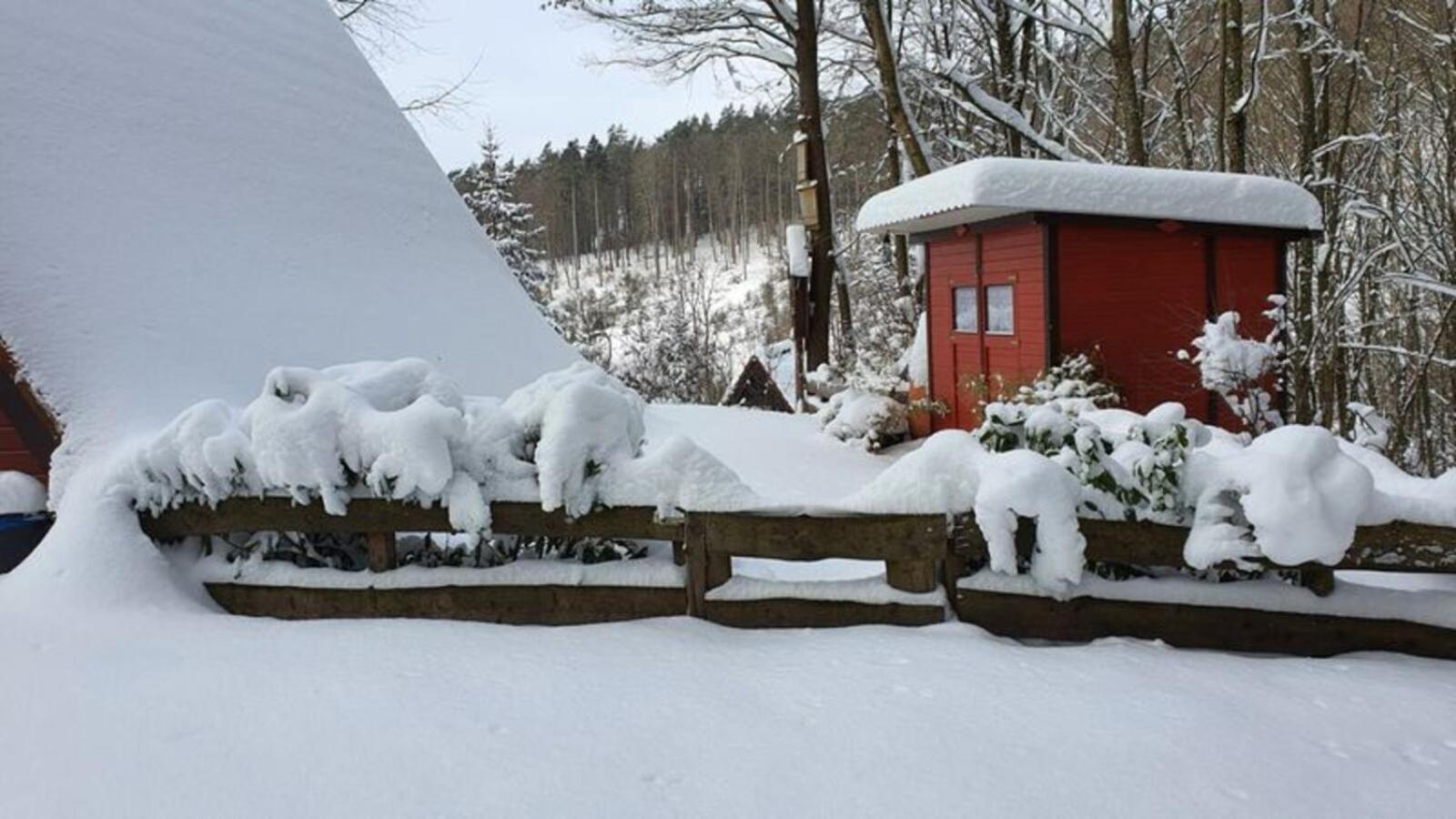 Ferienhaus Am Wald Ronshausen エクステリア 写真